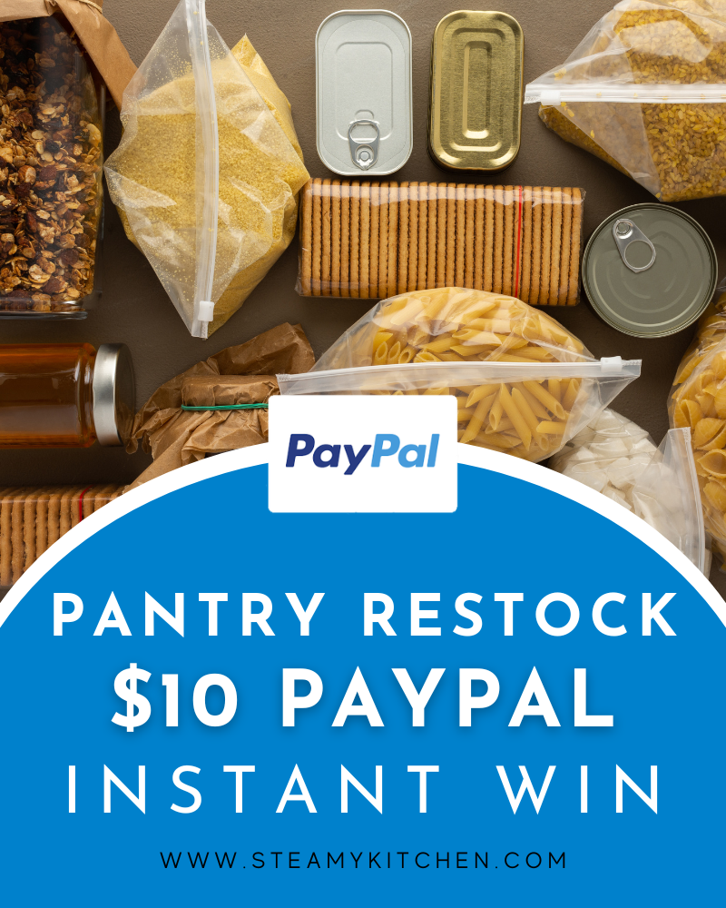 $10 Paypal Pantry Restock Instant WinEnds in 91 days.