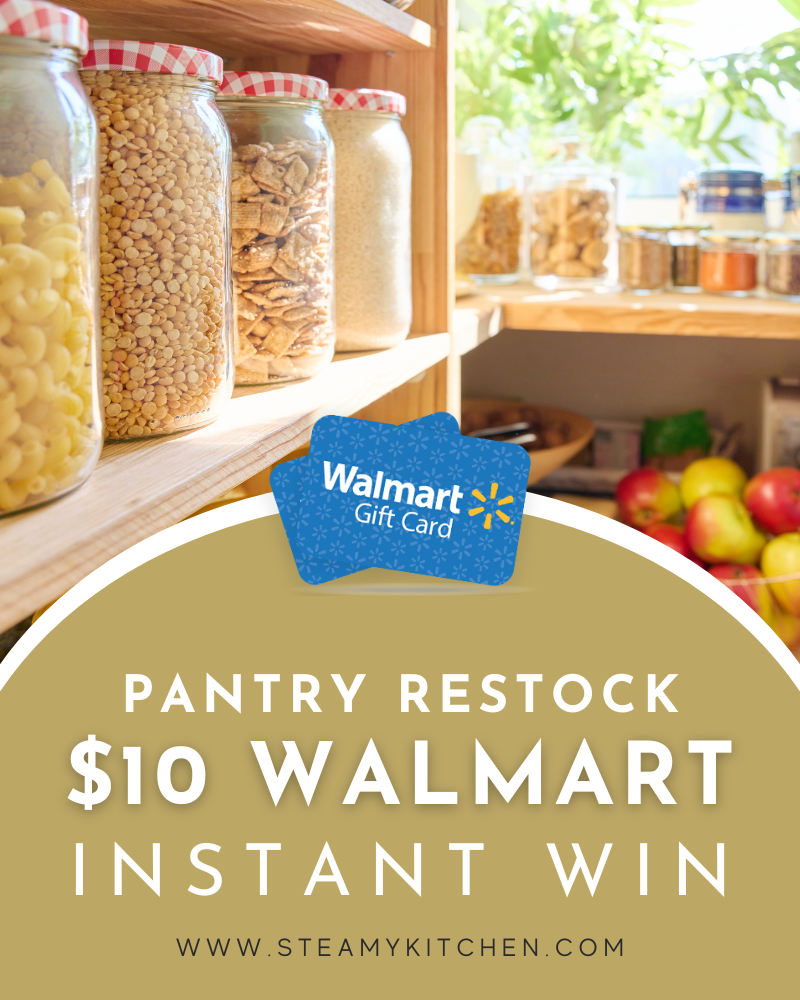 $10 Walmart Pantry Restock Instant Win