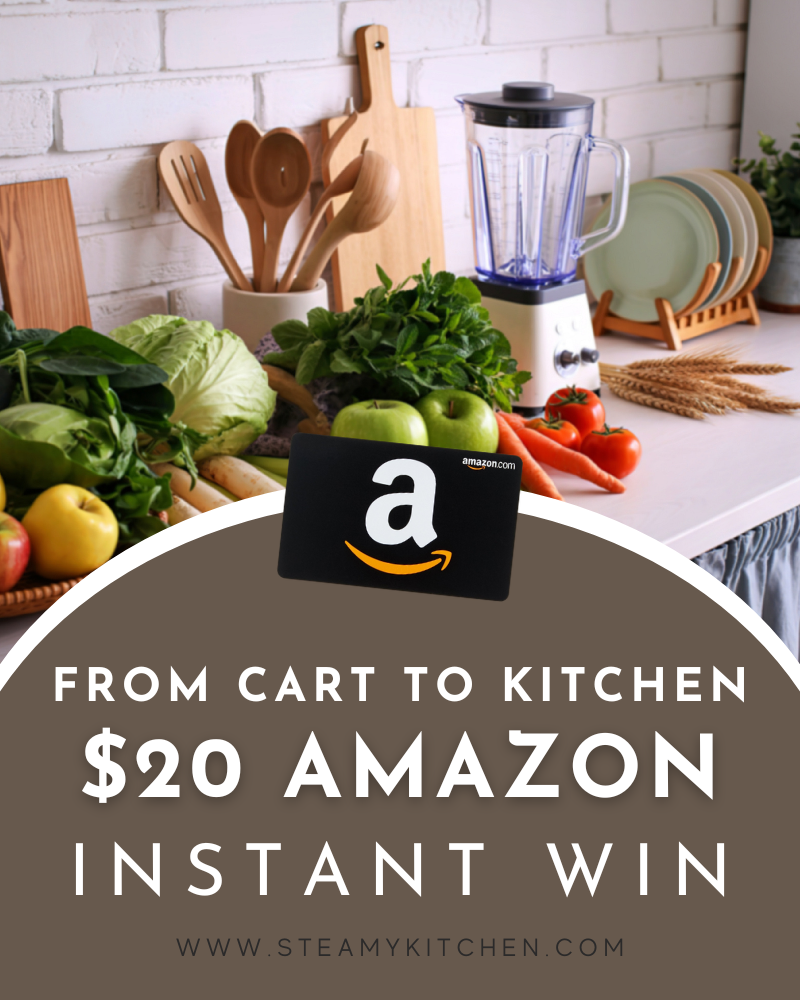 $20 Amazon Gift Card From Cart to Kitchen Instant WinEnds in 86 days.