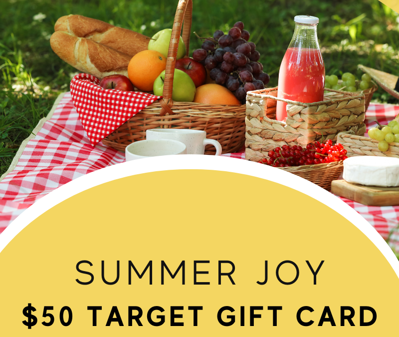 $50 Target Gift Card Summer Joy Giveaway