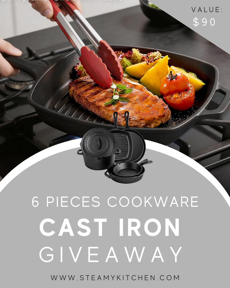 Cast Iron Cookware Set GiveawayEnds in 91 days.