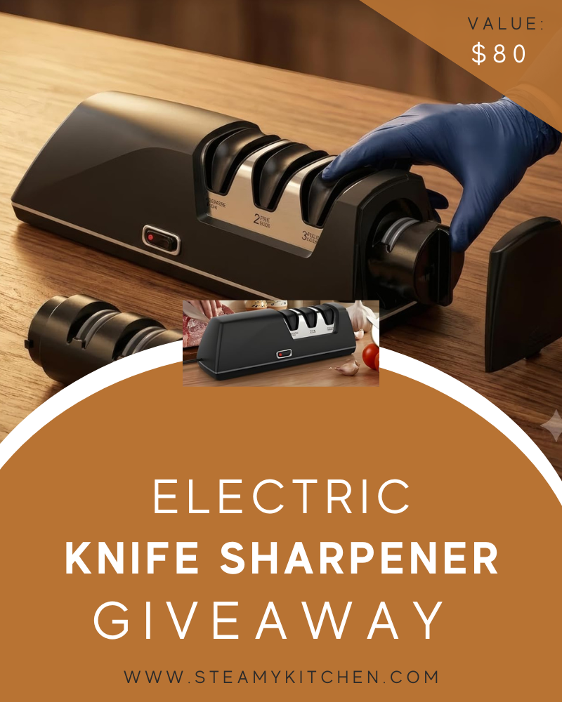 Electric Kitchen Knife Sharpener GiveawayEnds in 91 days.