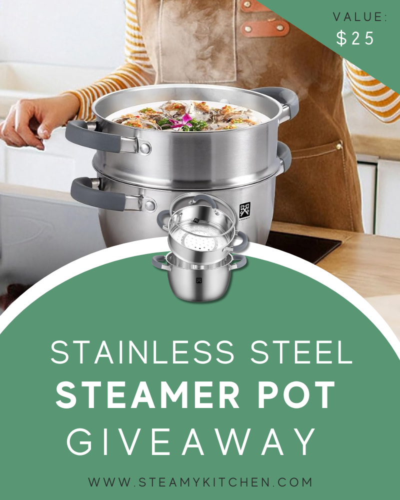 Stainless Steel Steamer Pot GiveawayEnds in 91 days.
