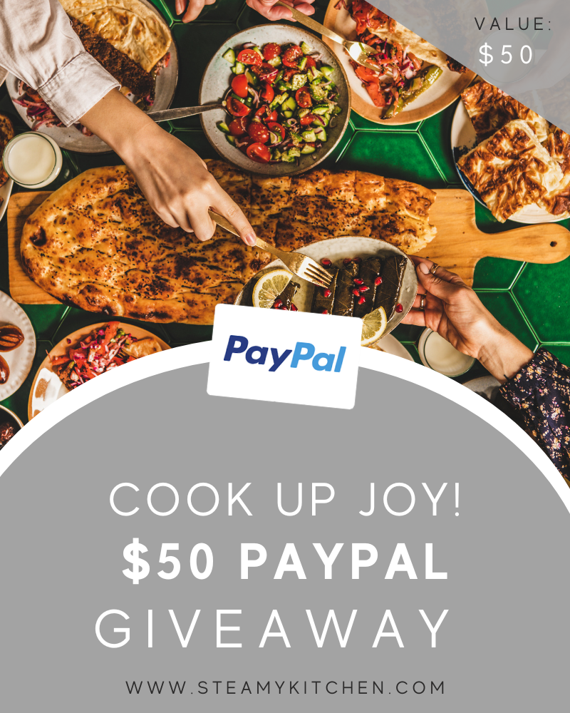 $50 PayPal Cash Cook Up Joy GiveawayEnds in 91 days.