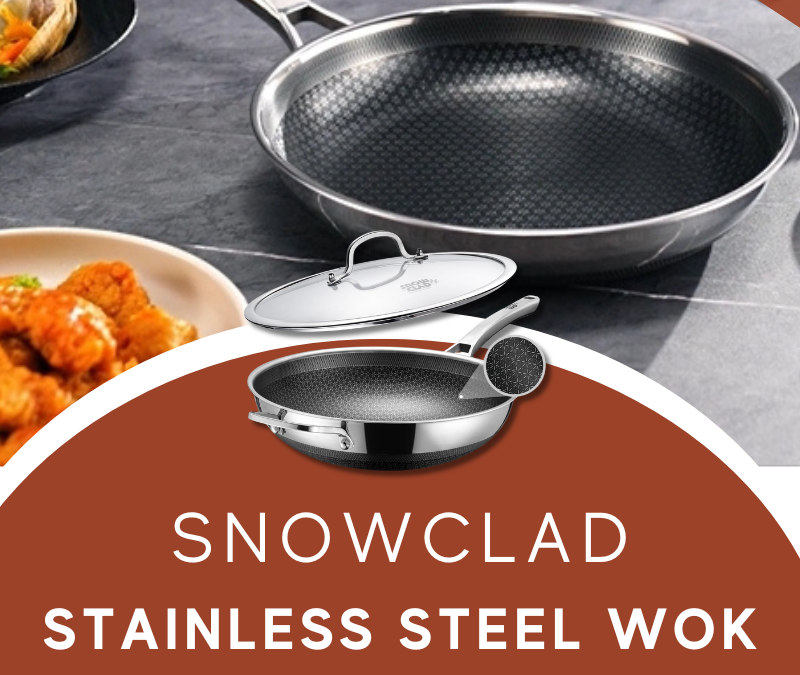 SNOWCLAD Stainless Steel Wok Giveaway
