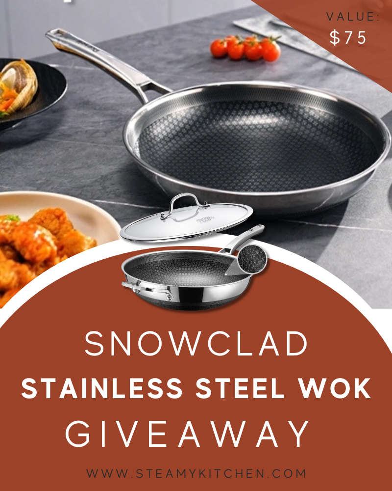 SNOWCLAD Stainless Steel Wok GiveawayEnds in 91 days.
