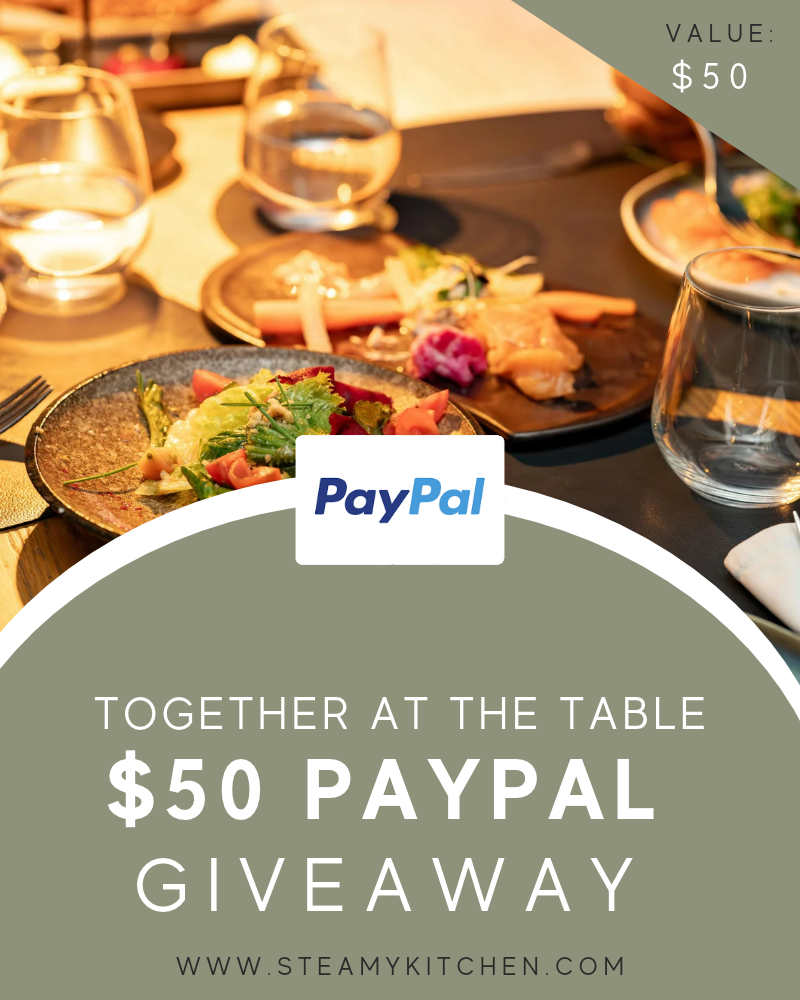 $50 PayPal Together at the Table GiveawayEnds in 91 days.