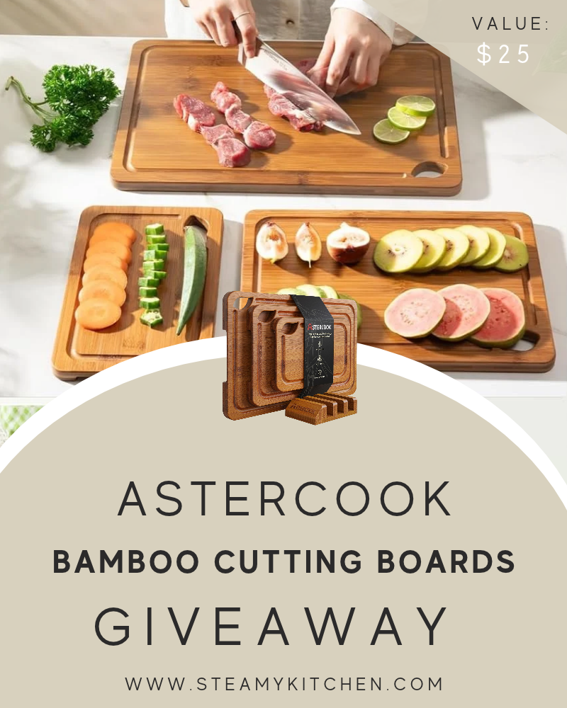 Astercook Bamboo Cutting Boards GiveawayEnds in 91 days.