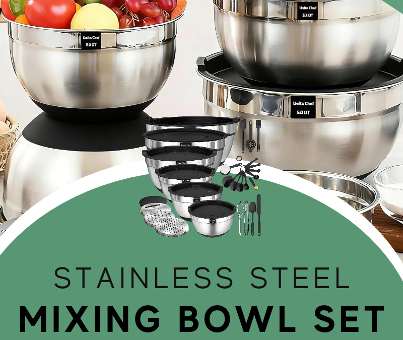 Stainless Steel Mixing Bowl Set Giveaway