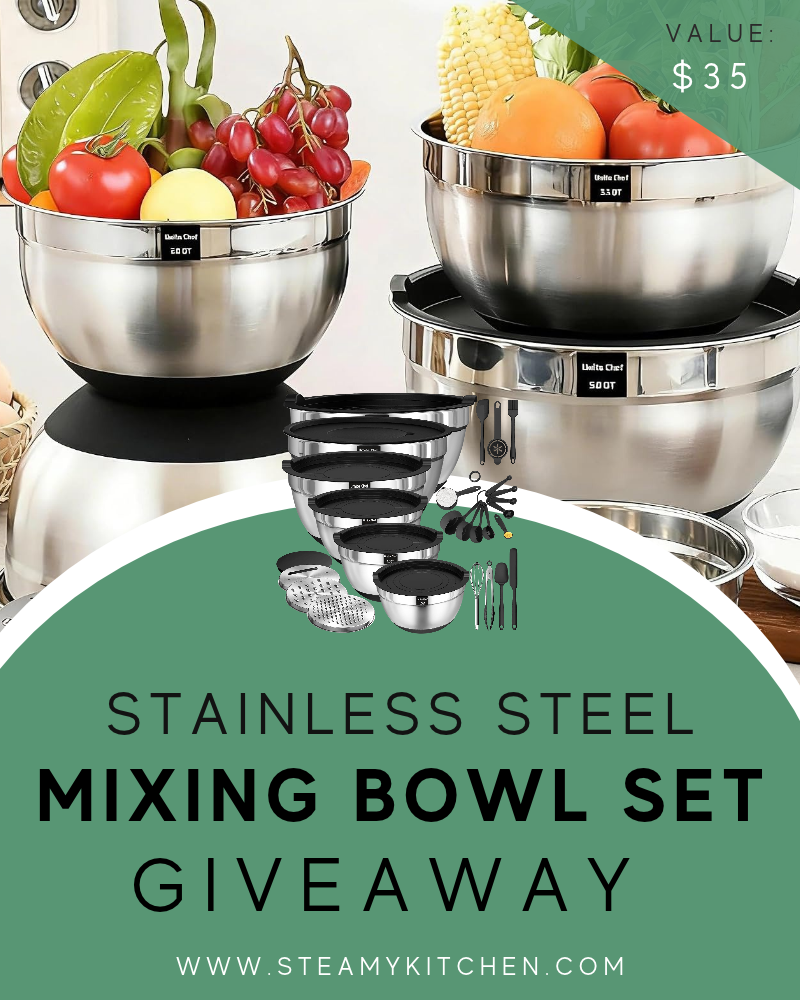 Stainless Steel Mixing Bowl Set GiveawayEnds in 91 days.