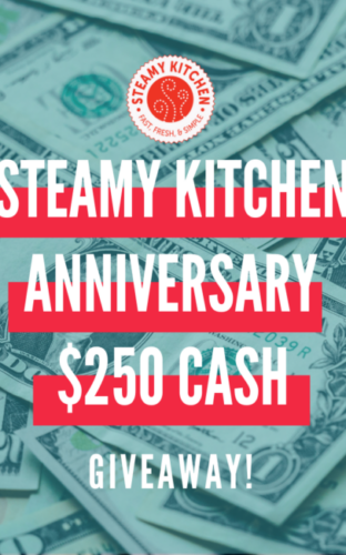 Steamy Kitchen Anniversary $250 CASH Giveaway