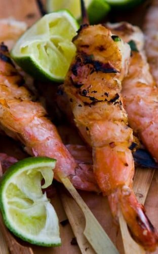 Grilled Shrimp with Lemongrass and Ginger